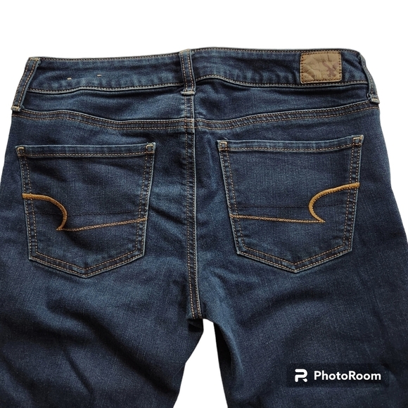 American Eagle sz 4 Short Jegging Skinny Jeans - Picture 4 of 7